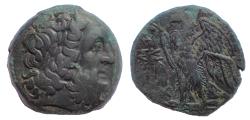 Ancient Coins - Ptolemaic Kings of Egypt: Ptolemy II Philadelphos, 285-246 BC. Æ Obol