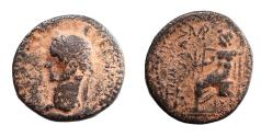 Ancient Coins - Phrygia, Amorium. Nero, AD 54-68. AE 17. Rare.