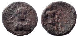 Ancient Coins - Sicily, Leontini. After circa 210 BC. Æ 21. Rare.