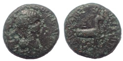 Ancient Coins - Lydia, Hierocaesarea, AE 16 AD 54-59.