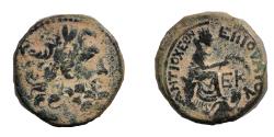 Ancient Coins - Antioch. 7/6 BC. Æ Trichalkon. Struck under P. Quinctillius Varus, Governor of Syria.