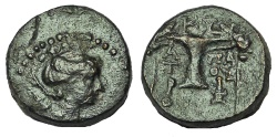 Ancient Coins - AEOLIS, Kyme. Circa 165-early 1st century BC. Æ 15