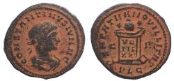 Ancient Coins - Constantine II, as Caesar, Æ Nummus. Lugdunum, AD 321-322.