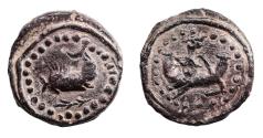 Ancient Coins - Uncertain. Ae tessera. 16 mm. Unpublished.