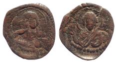 Ancient Coins - Anonymous Folles. temp. Romanus IV, circa 1068-1071. Æ Follis