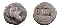Ancient Coins - Thrace, Abdera. Circa 475-450 BC. AR Drachm