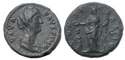 Ancient Coins - Diva Faustina Senior, 138-161 AD. AE Dupondius