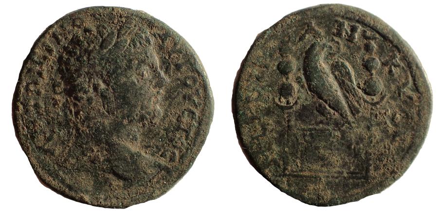 Ancient Coins - Phrygia. Ankyra. Caracalla AD 211-217. Æ 30. Very Rare.