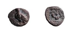 Ancient Coins - Troas, Abydos. AR Hemiobol. 480-450 BC. Rare.