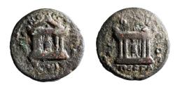 Ancient Coins - Divus Trajan (Died 117). Mysia, Pergamum. Æ 18