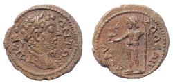 Ancient Coins - Phrygia. Dorylaeum. Commodus, 177-192. Ae 18. Very Rare.