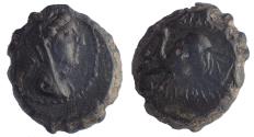 Ancient Coins - Seleucid Kingdom of Syria, Antiochos IV Serrate AE 14. Rare.