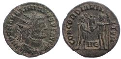Ancient Coins - Maximianus. First reign, AD 286-305. Æ Radiate Fraction