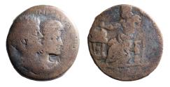 Ancient Coins - Septimius Severus, with Julia Domna (193-211). Seleucis and Pieria. Laodicea ad Mare. Æ 30. Rare.