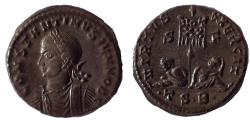 Ancient Coins - Constantine II (Caesar, 316-337). Ae Follis.
