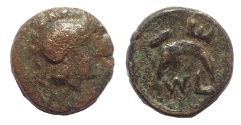 Ancient Coins - Sigeion. ca 330-300 BC. AE 10 