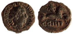 Ancient Coins - Mysia, Parion, Valerian I, 253-260 AD. AE 21