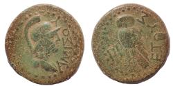 Ancient Coins - Pontus. Amisus. Time of Tiberius, 14-37. Ae 19. Dated 28/29. Very Rare.