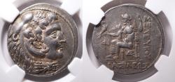 Ancient Coins - Seleucid Kingdom. Seleukos II Kallinikos (246-225 BC). AR tetradrachm. NGC 5/5, 4/5