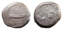 Ancient Coins - Phoenicia. Sidon. Ba'alšillem (Sakton) II (Circa 401-366 BC). Ar Double Shekel