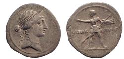 Ancient Coins - The Triumvirs. Octavian. Autumn 32-summer 31 BC. AR Denarius.