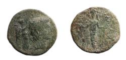 Ancient Coins - Ionia. Magnesia ad Maeandrum. Augustus, 27 BC-AD 14. Hemiassarion Ae 17. Rare.