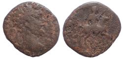 Ancient Coins - Septimius Severus (AD 193-211). AE sestertius . ADVENTI AVG FELICISSIMO. Very Rare.
