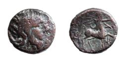 Ancient Coins - Thessaly, The Magnetes. Demetrias mint, c, 150-130 BC. Ae 19. Rare.