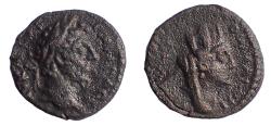 Ancient Coins - Mesopotamia. Uncertain mint. Commodus AD 180-192. Æ 15. Very Rare.
