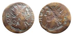 Ancient Coins - Phrygia. Hierapolis. Ae 23. Brockage.