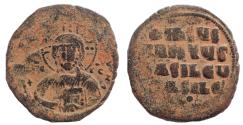 Ancient Coins - Anonymous Folles. temp. Basil II & Constantine VIII, circa 976-1025. Æ Follis
