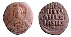 Ancient Coins - Anonymous Folles. temp. Basil II & Constantine VIII, circa 976-1025. Æ Follis
