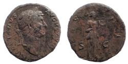 Ancient Coins - Hadrian. AD 117-138. Æ As. AD 126/7