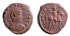 Ancient Coins - Honorius, 393-423. Follis Ae 15