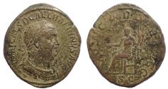 Ancient Coins - Balbinus, 238 AD. Æ Sestertius, Struck April-May AD 238, Rare.