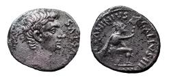 Ancient Coins - Augustus, 27 BC-AD 14. AR Denarius. 12 BC