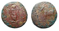 Ancient Coins - Galatia, Tavium. Mid 1st century AD. Æ 24. Rare.