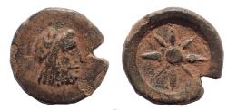 Ancient Coins - Asia Minor. Uncertain mint. circa 350-300 BC. Æ 13. Unpublished and extremely Rare.