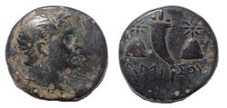 Ancient Coins - Pontus, Amisos. Circa 125-100 BC. Æ 16