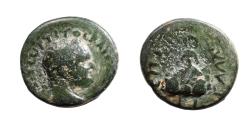 Ancient Coins - Cappadocia, Caesaraea-Eusebia. Titus. AD 79-81. Æ 18