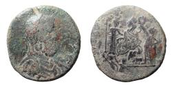 Ancient Coins - Cilicia, Mallos, Macrinus.(217-218). Ae 32. Rare.