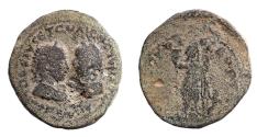 Ancient Coins - Arabia, Bostra. Herennius Etruscus & Hostilian. As Caesars, AD 250-251. Æ 24. Very Rare.