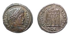 Ancient Coins - Constantine I, the Great. A.D. 307-337. Æ Campgate follis. Exceptional.