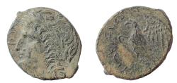 Ancient Coins - Sicily, Syracuse, Hiketas II, 287-278 BC. Æ 23