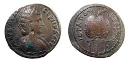 Ancient Coins - Phrygia. Hierapolis. Otacilia Severa (Augusta, 244-249). Ae. 29. Very Rare.