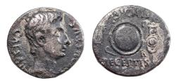 Ancient Coins - Augustus, 27 BC-AD 14. Ar Denarius, SIGNIS RECEPTIS.