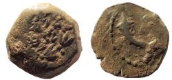 Ancient Coins - Judaea, Hasmoneans. John Hyrkanos I (Yehohanan). 135-104 BCE. Æ Prutah