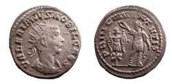 Ancient Coins - Valerian II as Caesar (253-255). AR Antoninianus, Samosata mint.