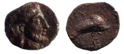 Ancient Coins - Caria. Mylasa circa 400-300 BC. Æ 12