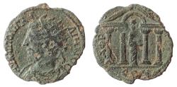 Ancient Coins - Caria, Aphrodisias, Gallienus, 253-268. Hexassarion Ae 26. Very Rare.